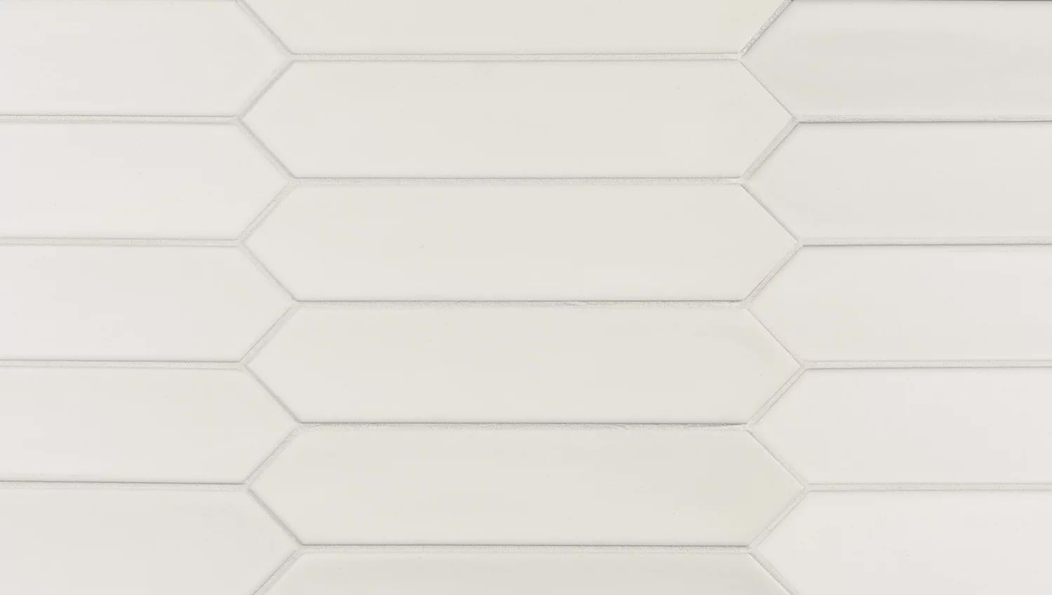 Equipe Lanse Настенная керамическая плитка White 5x25 глазурованный матовый