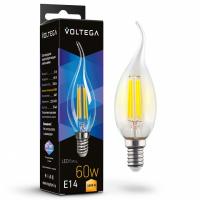 Лампа светодиодная Voltega свеча на ветру (Candle wind) 6Вт E14 6Вт 3000K 7209