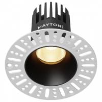 Встраиваемый светильник Maytoni Technical Омут DL119-10W-2.7K-TRS-B