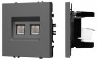 Розетка двойная Ethernet RJ-45 без рамки Arlight NOBE 054315(1)