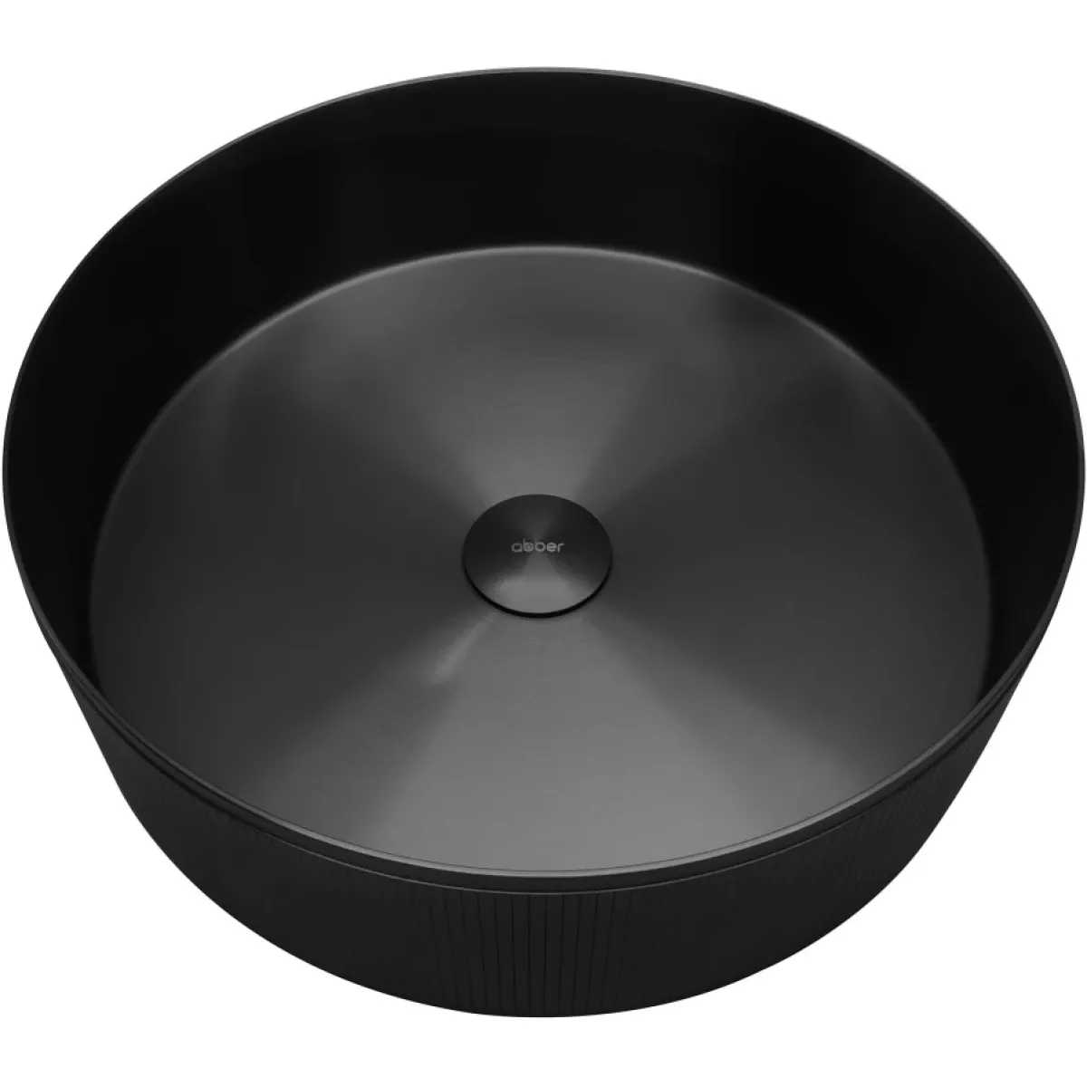 Раковина-чаша Abber Wasser Kreis AF2411MB 40,2x40,2 см, накладная, черный матовый