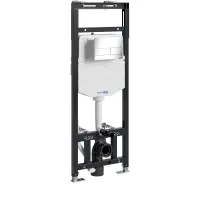 Инсталляция для унитаза WasserKRAFT Alme 15 15TLT.010.ME.CH04 с кнопкой смыва, хром