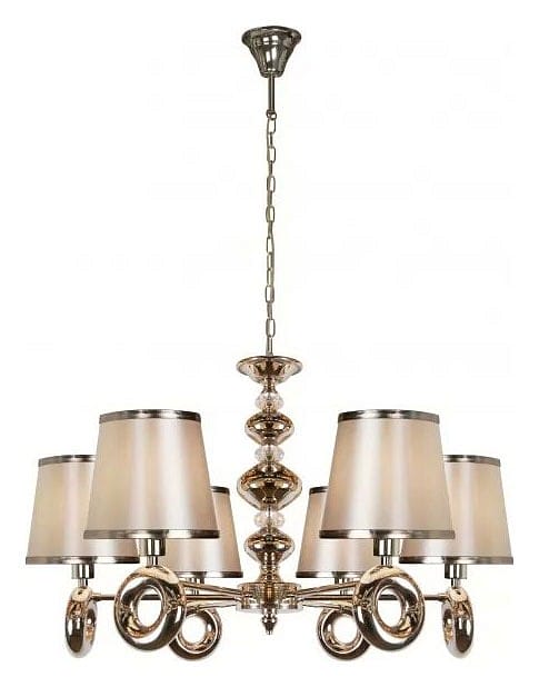 Подвесная люстра iLamp Brooklyn P2401-6 Nickel