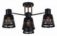 Потолочная люстра Reluce 6074 06074-3.3-04 BK+FG