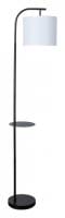 Торшер с подсветкой Arte Lamp Connor A4053PN-1BK