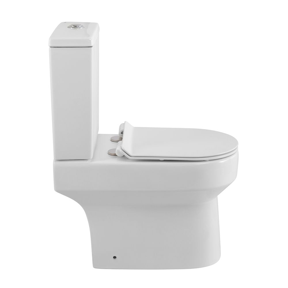 Унитаз-компакт безободковый BelBagno NORMA BB339CPR с сиденьем BB076SC