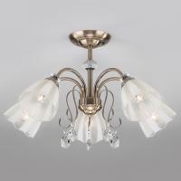 Люстра на штанге Eurosvet Floranse 30155/5 античная бронза