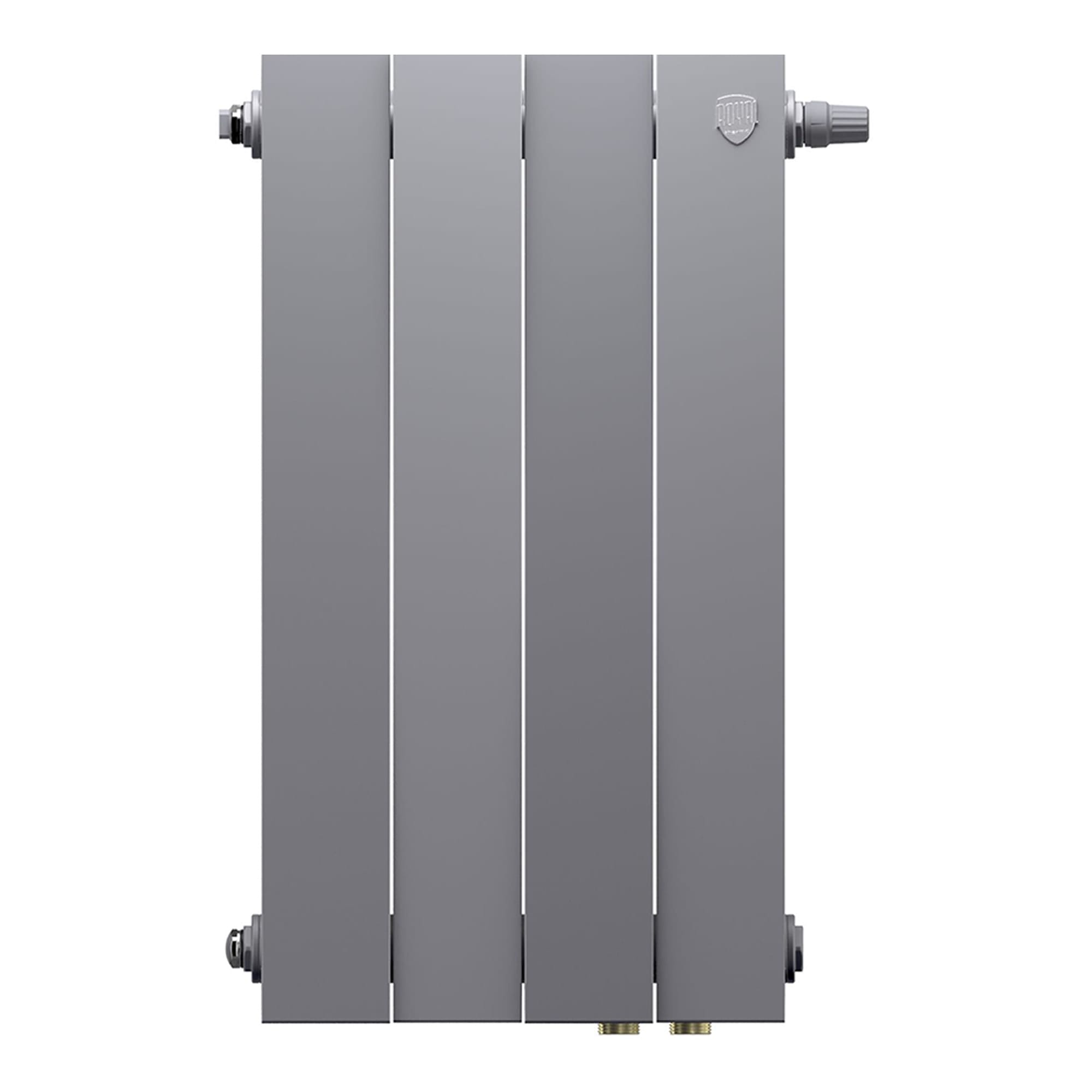 Радиатор биметаллический Royal Thermo PianoForte 500 Серебристый VR80 - 4 секц.