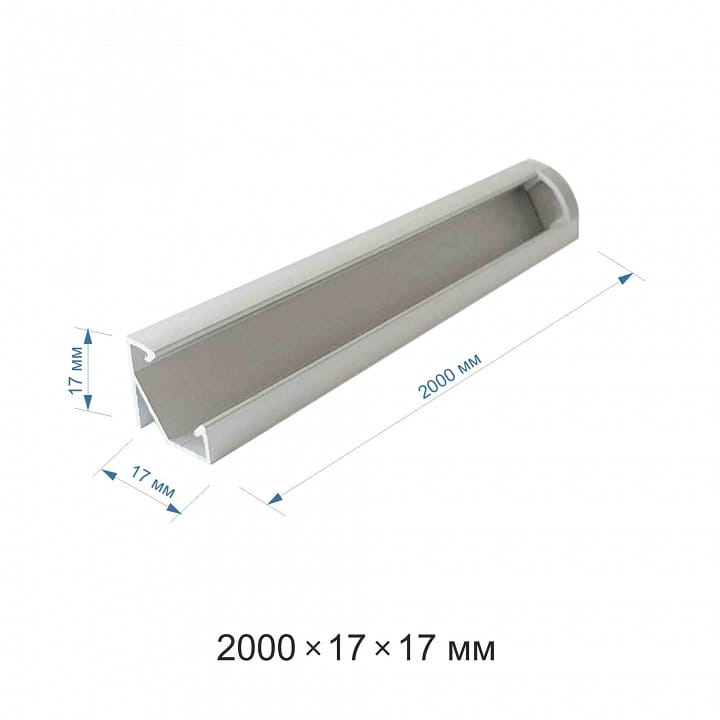 Профиль накладной угловой внутренний Apeyron Electrics  08-21-01