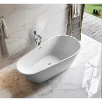 Акриловая ванна Ceruttispa Mimi CT10504 170x80 см, отдельностоящая, белый матовый