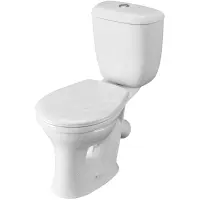 Унитаз-компакт Santeri Victoria 1.P301.6.S01.00B.F (4607143311299) косой выпуск, с сиденьем, крап на белом