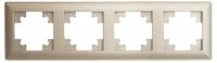 Рамка на 4 поста Stekker PFR00-7004-02 39805