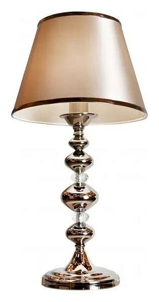 Настольная лампа декоративная iLamp Brooklyn T2401-1 Nickel