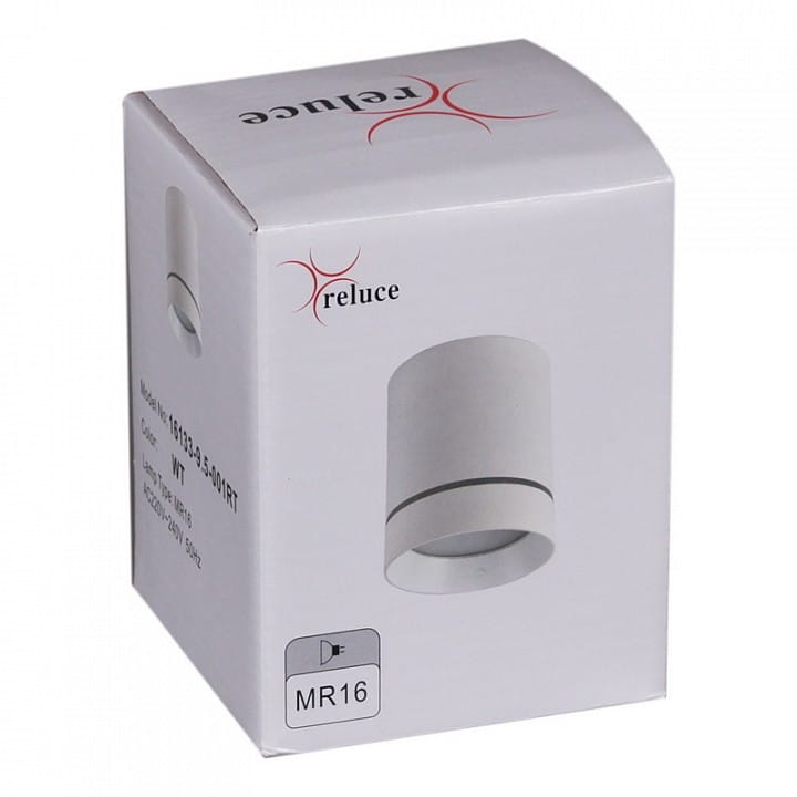 Накладной светильник Reluce 16133 16133-9.5-001RT MR16 WT