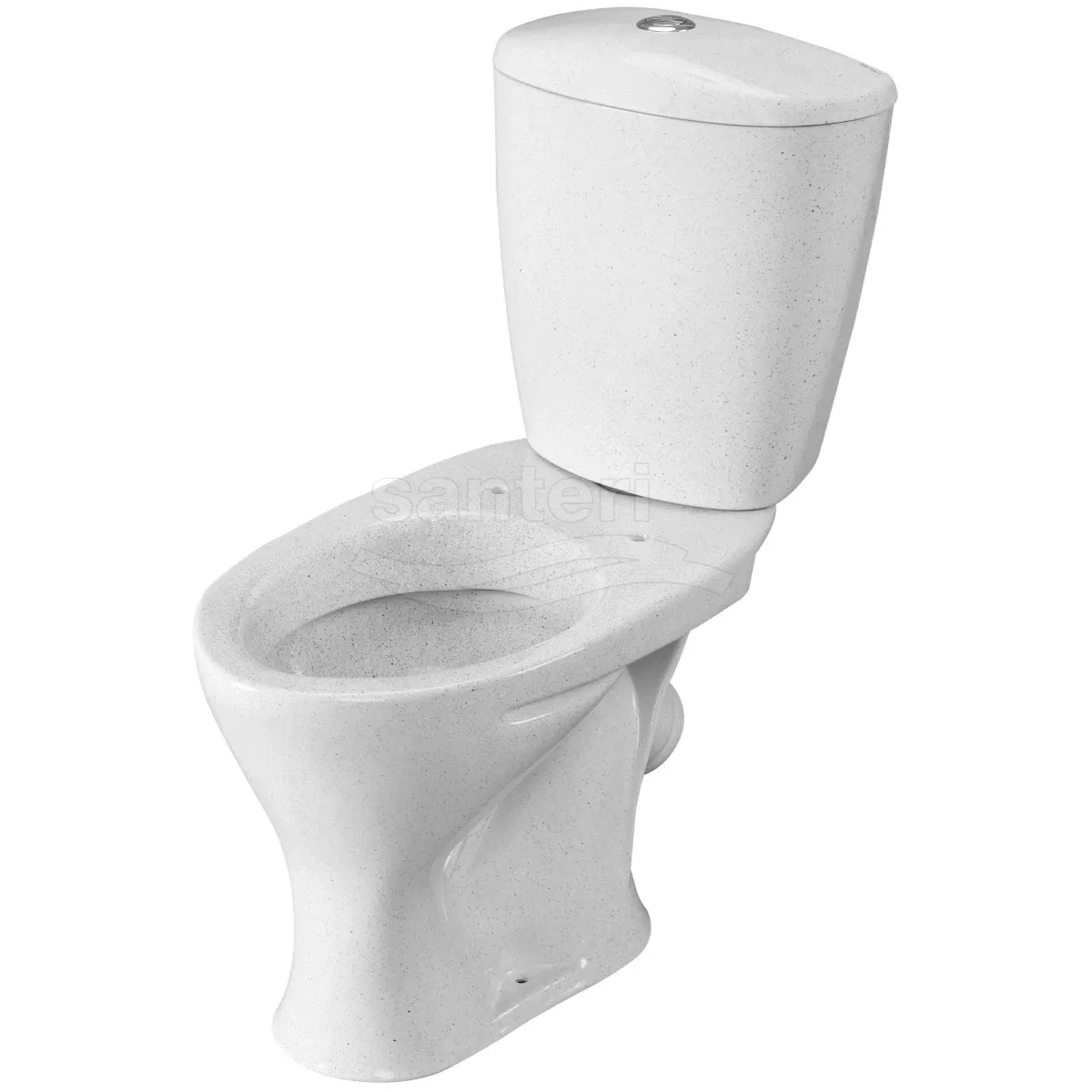 Унитаз-компакт Santeri Versia 1.P401.5.S01.00B.F (4607143311275) косой выпуск, с сиденьем, крап на белом