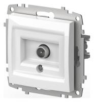 ТВ-розетка проходная без рамки Elbi Eleсtriс Zena Vega 609-015600-272