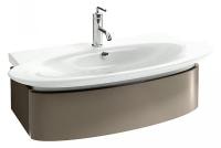 Тумба под раковину 85 см Jacob Delafon Presquile EB1100-N21 серый титан лак