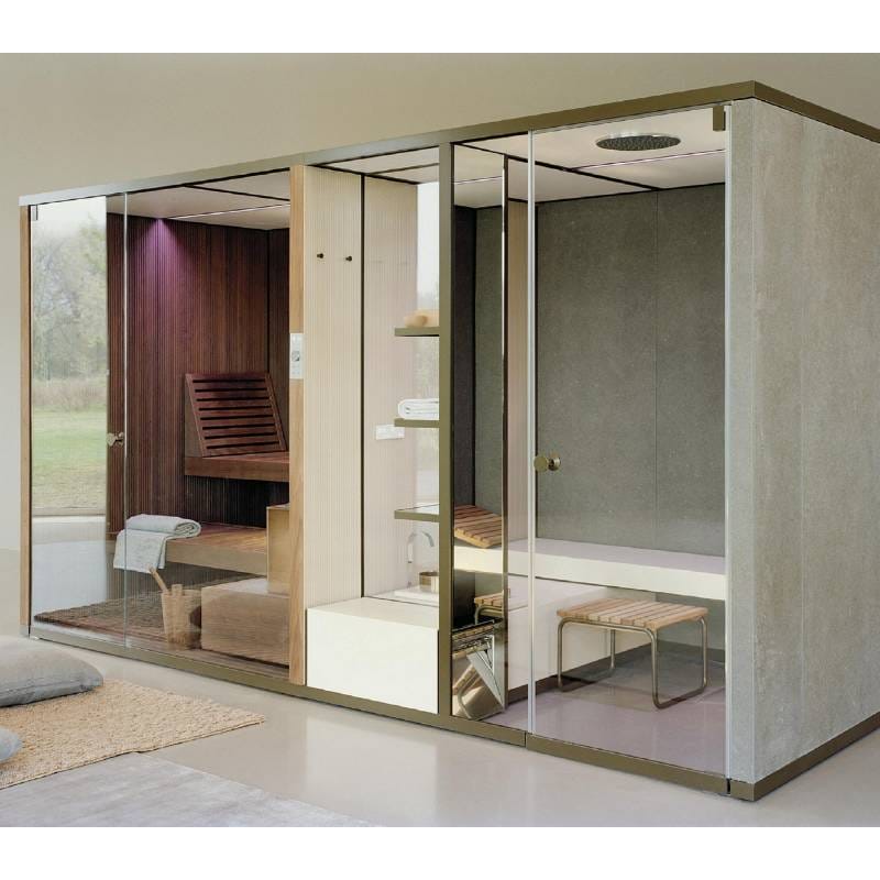 Сауна-хаммам Effe BodyLove SH Front 393x176 BL 40 25 0004 термообработанная древесина