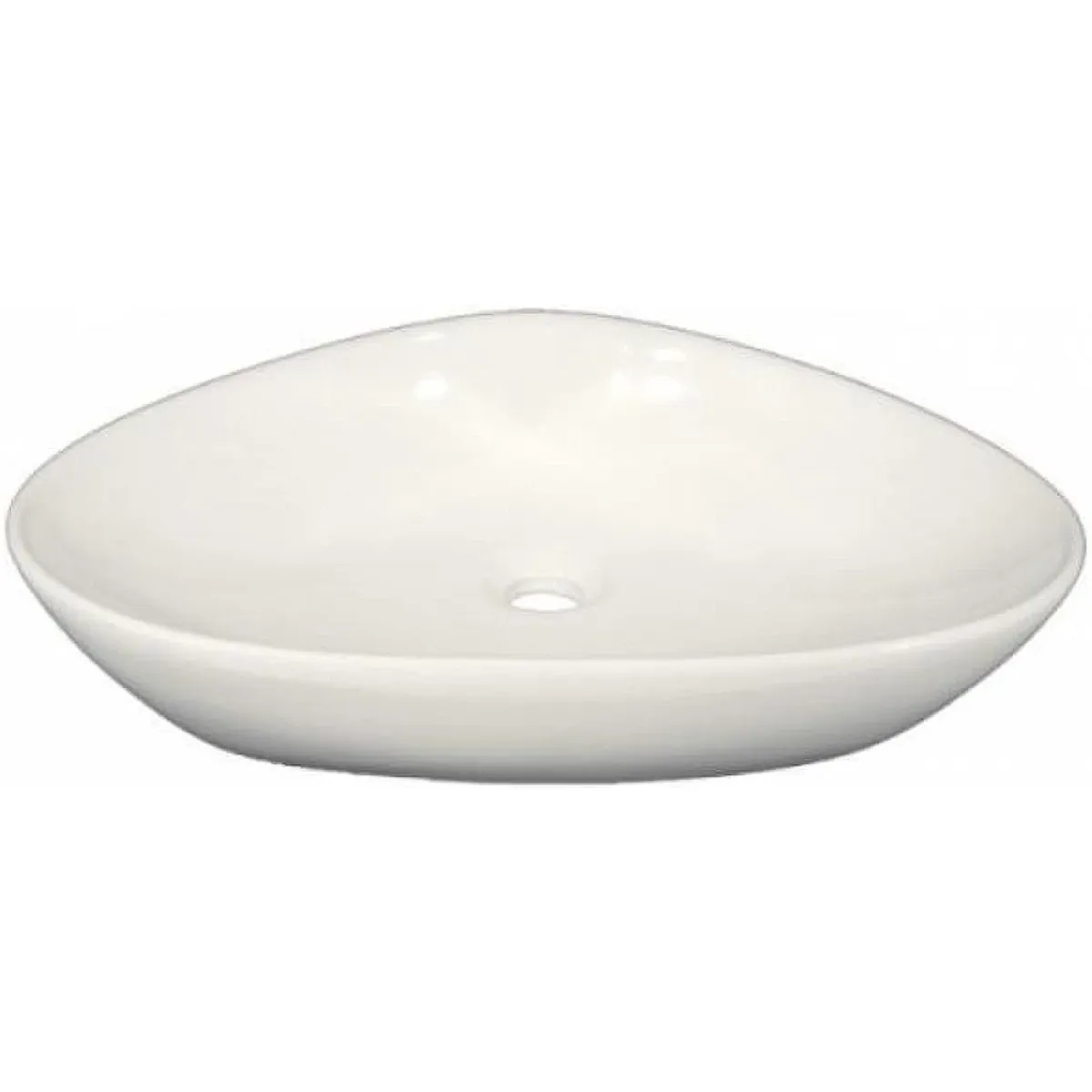 Раковина-чаша CeramaLux 7472B 59,5x39,5 см, накладная, белый