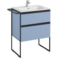 Тумба под раковину Roca Domi 60 ZRU9307870 небесный синий матовый