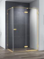 Душевой уголок Cezares Bellagio BELLAGIO-AH-1-140/90-C-BORO золото