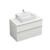 Тумба с раковиной Burgbad Eqio 100 SGUP100F2009GO252C0001*1 белая матовая