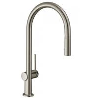 Смеситель для кухни hansgrohe Talis M54 72800800 с вытяжным душем сталь