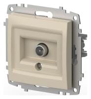 ТВ-розетка проходная без рамки Elbi Eleсtriс Zena Vega 609-010300-272