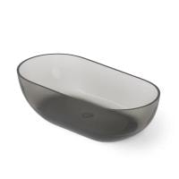 Отдельностоящая ванна Dea Design Shadow 165х82х52 DD8619 1650 R4 smoky black