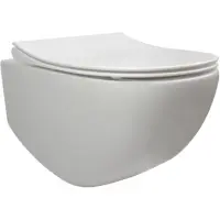 Унитаз подвесной Pestan Fluenta 40006661B безободковый, белый