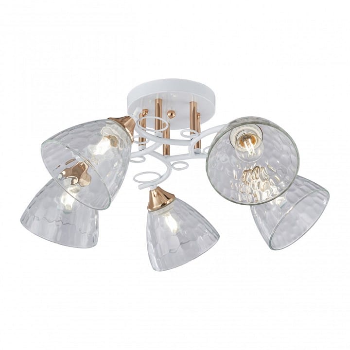 Потолочная люстра Arte Milano AMALFI-321395 321395/5A WH+FG