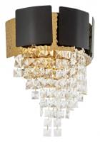 Накладной светильник LUMINA DECO MOLINA LDW 7045-2 BK+GD