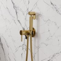 Смеситель для душа с гигиенической лейкой WasserKRAFT A70738 золото