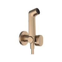 Гигиенический душ hansgrohe Bidette S 29233140 со смесителем шлифованная бронза
