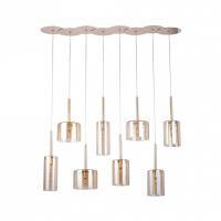 Подвесная люстра AM-Group AM355 AM355-8AMBER