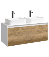 Фасад тумбы под умывальник Aqwella 5 stars Mobi MOB0712DB, дуб балтийский