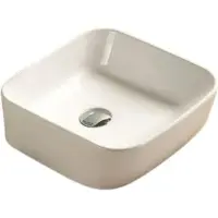 Раковина-чаша CeramaLux 78495 34,7x35,2 см, накладная, белый