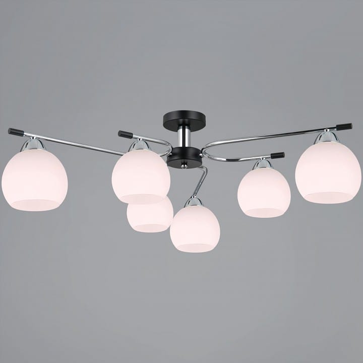 Потолочная люстра ILLUMICO LIBRA IL0638-6CSQ-24 CR BK LIBRA