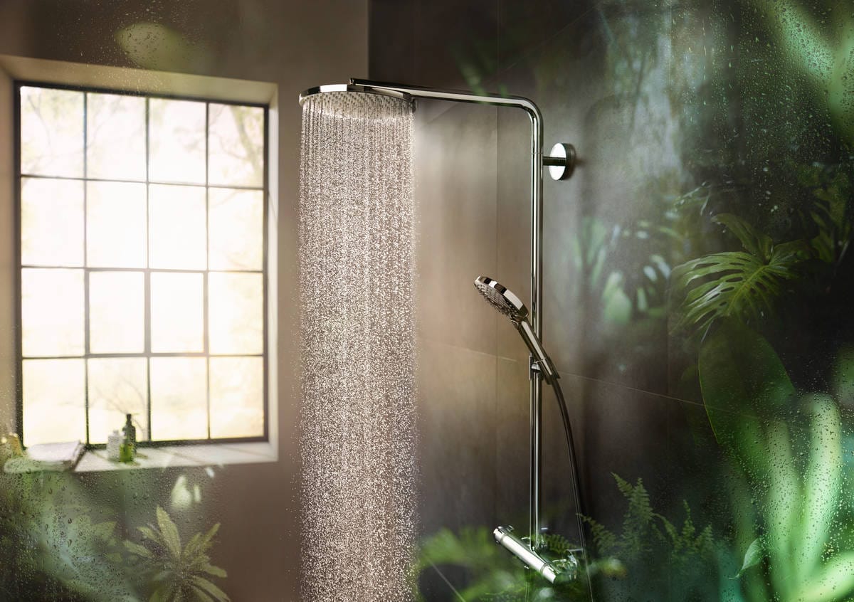 Душевая стойка hansgrohe Raindance Select S Showerpipe 240 1jet P с термостатом 27633000
