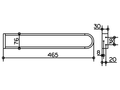 Полотенцедержатель Keuco Edition 300 30018010000