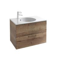 Тумба под раковину Jacob Delafon Odeon Rive Gauche 80 EB2522-R5-E52 дуб табак ручки хром