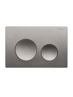 Кнопка смыва BelBagno BB-03C-GM, оружейная сталь