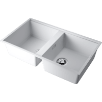 Кухонная мойка Omoikiri Kitagawa 83-2-U 4993809 белая матовая