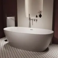 Акриловая ванна Vincea VBT-708-1600 160x80 см, отдельностоящая, белый