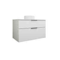 Тумба с раковиной Burgbad Eqio 100 SGUM100F2009GO252C0001*0 белая матовая