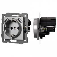 Розетка с заземлением и 2хUSB type A, без рамки Arlight SCT 049820