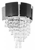Накладной светильник LUMINA DECO MOLINA LDW 7045-2 BK+CHR
