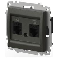 Розетка двойная Ethernet RJ-45 без рамки Elbi Eleсtriс Zena Vega 609-011100-248