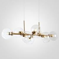 Подвесная люстра Imperiumloft Staggered Glass Chandelier 8 40.2211
