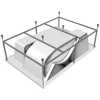 Каркас для ванны 180x120 Vayer Coral GL000006911
